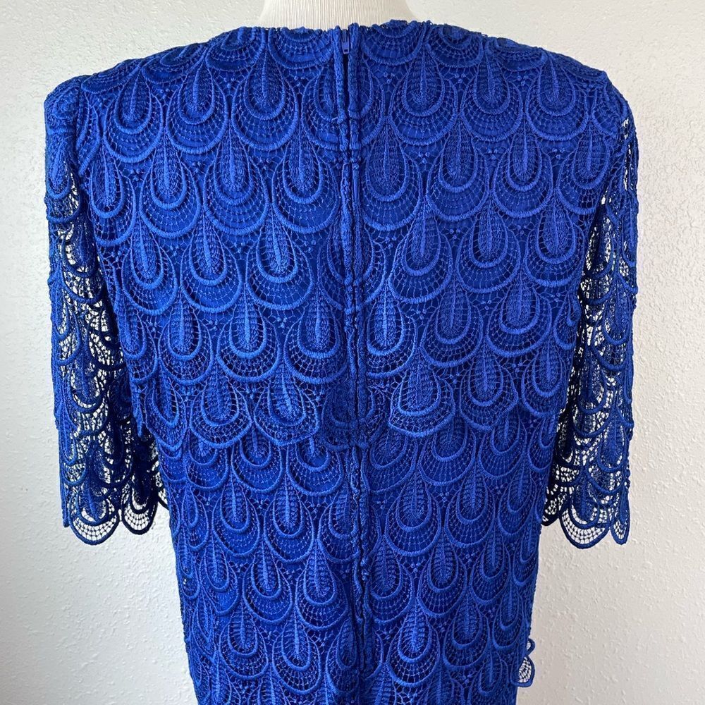 Vintage 80’s Jo-Hanna York Joan Davis Maxi Dress Size 12 EUC - Picture 6 of 10